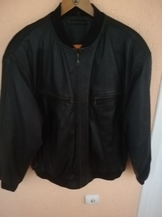 Geaca piele bărbati Real Leather Xl Bomber