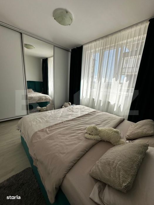 Apartament mobilat si utilat, etaj 1 – parcare, boxa la subsol, zona