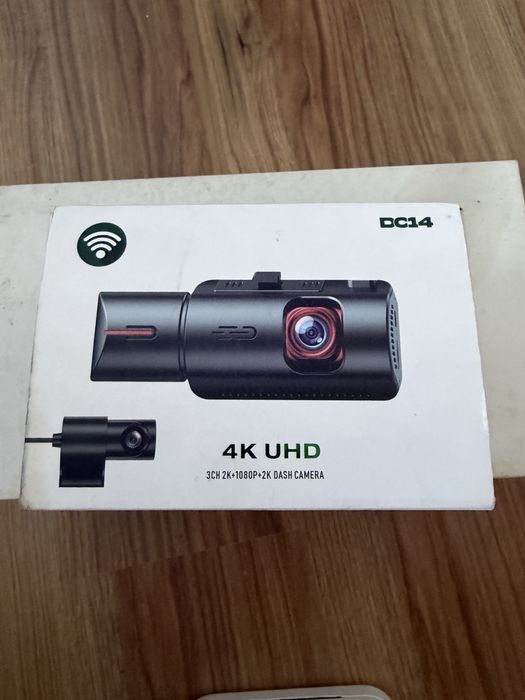 Cameră filmat DC14  4k UltraHD 3CH 2K+1080P+2K Dash Camera