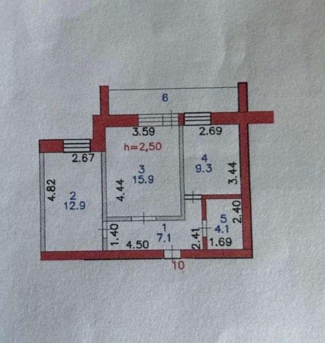 Продам 2 ком новостройку