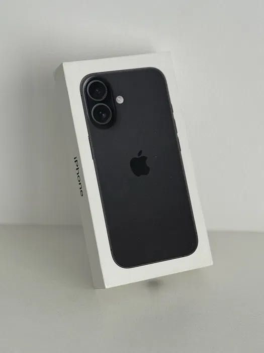 iPhone 16 , 128GB 100% Black, Garantie 2 ani CH-iOS T429 NOU!
