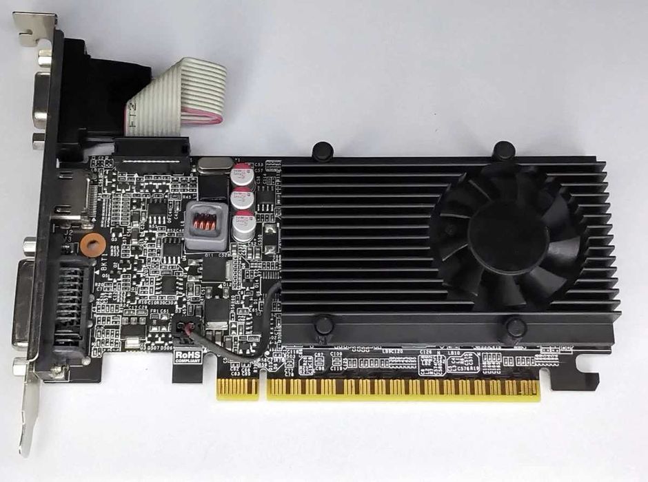 Видеокарта GeForce GT 520 1GB DDR3 64Bit VGA HDMI DVI Fan LP