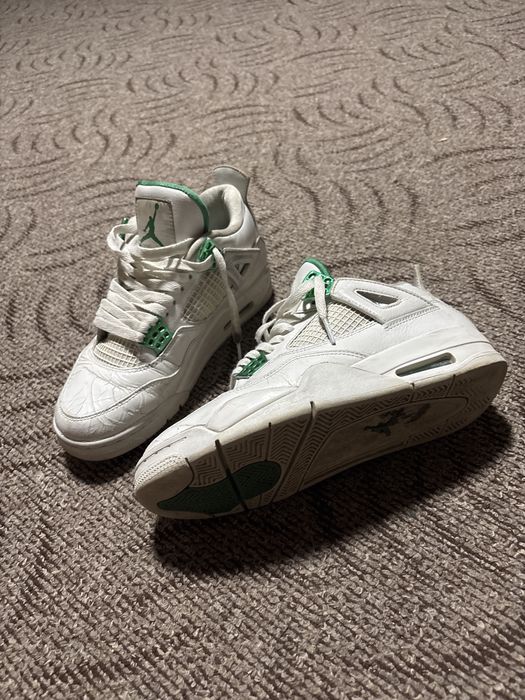 jordan 4 mettalic green