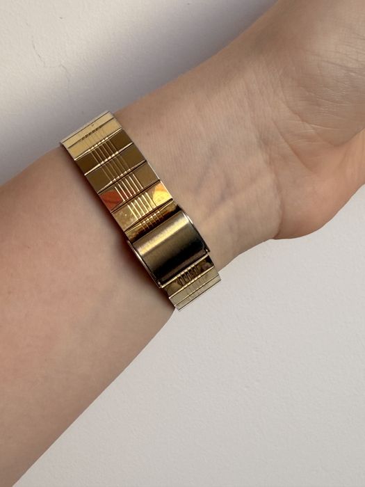Ceas must de Cartier vintage placat cu aur