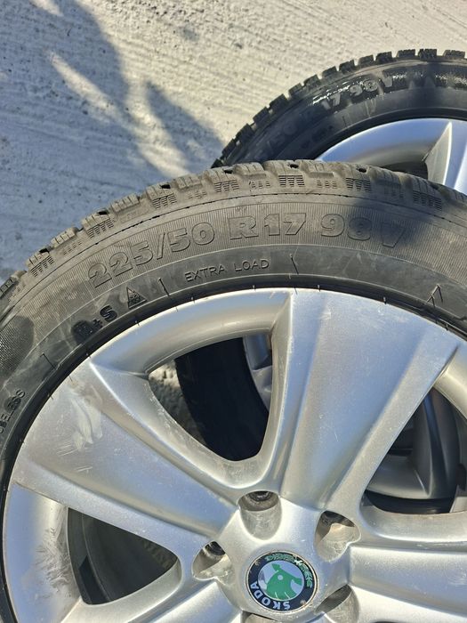 Vand jante skoda cu anvelope iarna