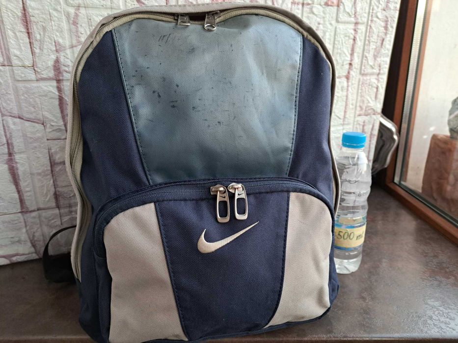 мъжка раница Nike-синя,текстилна чанта,найк,за момче