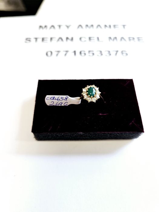 Vand inel dama din aur 14 k 2.64 g cod 658