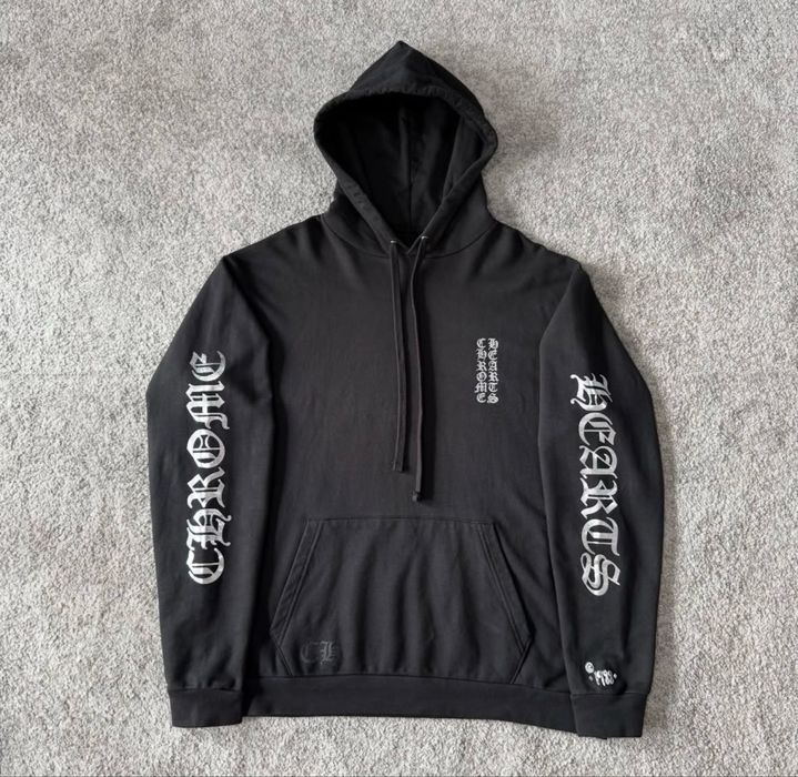 Chrome Hearts Vertical Logo Hoodie