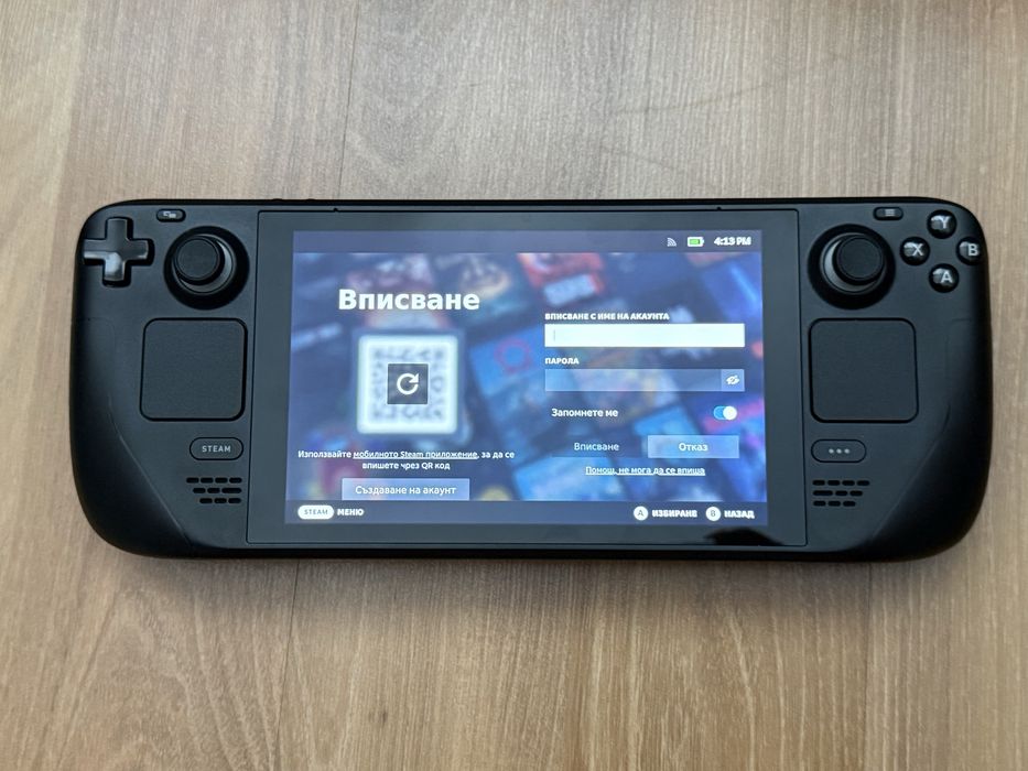 Перфектен Steam deck 256GB SSD
