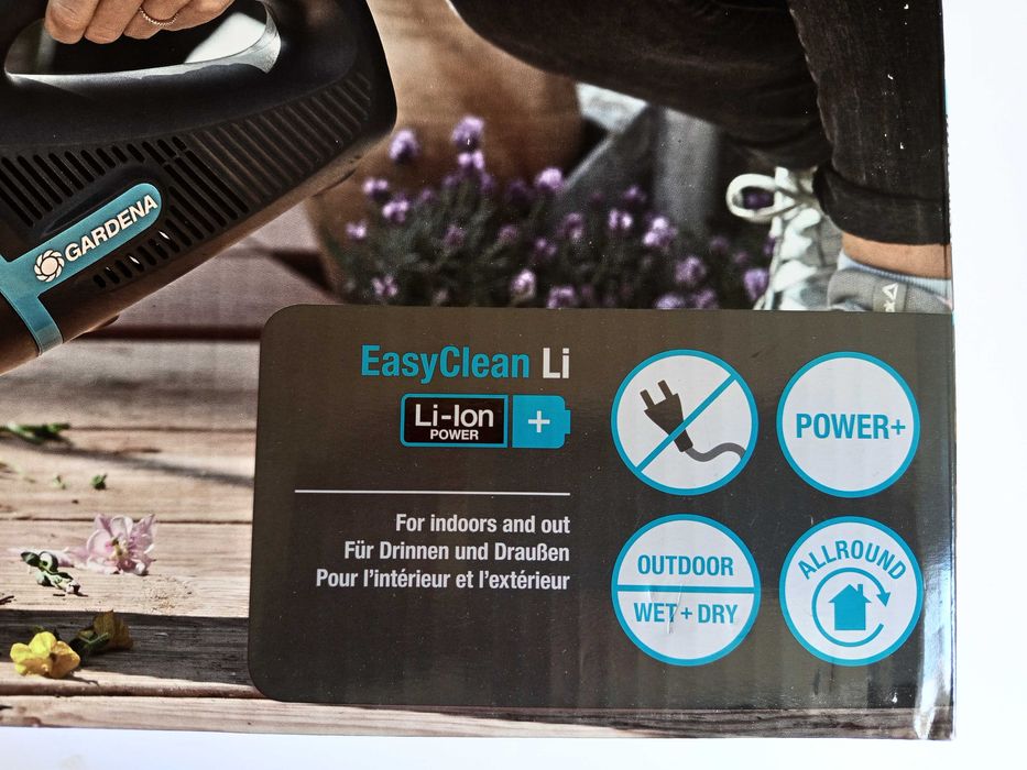 Ръчна прахосмукачка за външна употреба GARDENA EasyClean Li