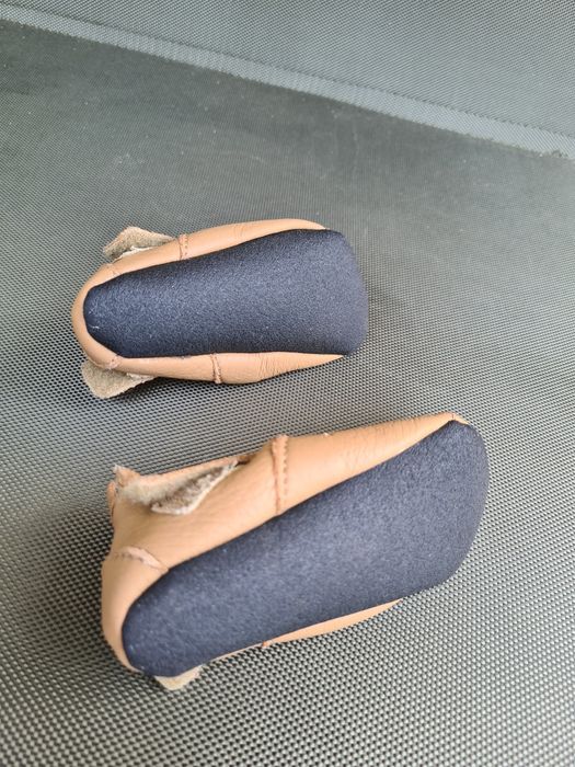 Sandale barefoot bebelusi Tikki, bej, piele naturala, marimea 18