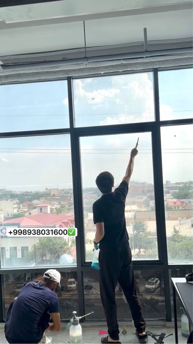 ТОНИРОВКА окон в Ташкенте услуги Tonirovka Tanirofka xizmati