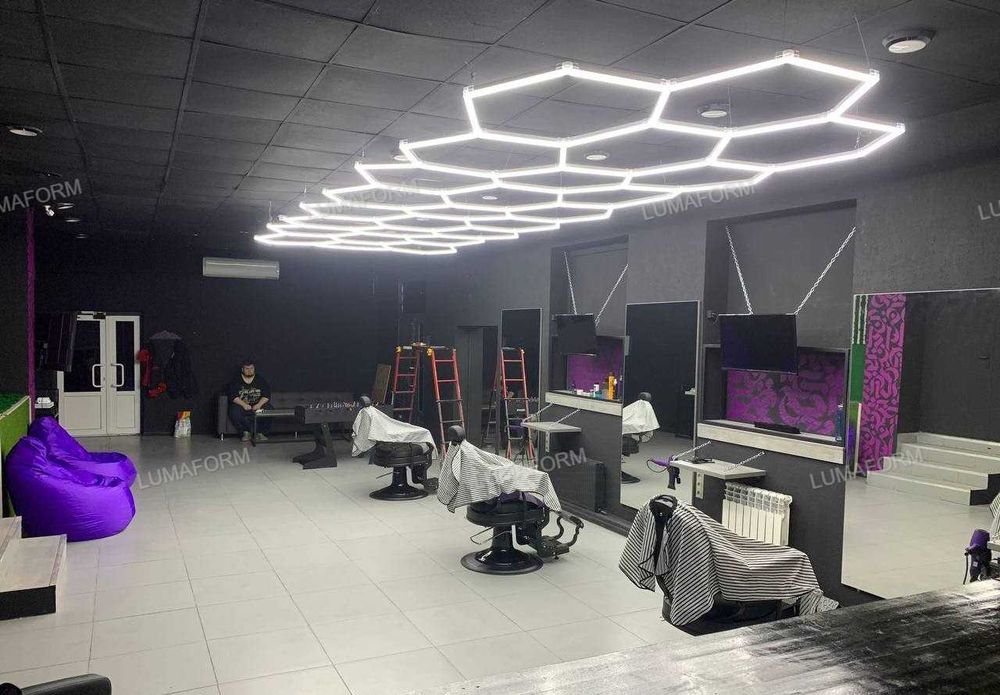 Salon/Barbershop LED svetodiod yoritish/Led chiroq