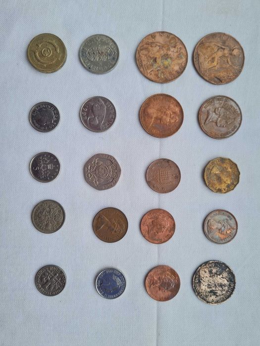 Разменям монети за банкноти..