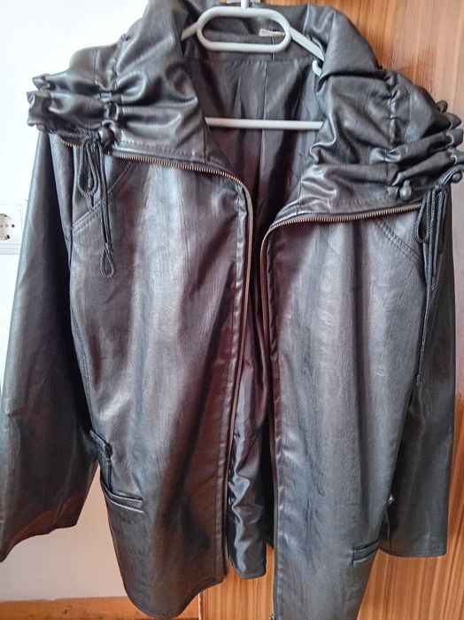 Кожено дамско яке