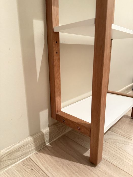 Set 3 etajere modulare lemn/PAL - design scandinav, stare impecabilă