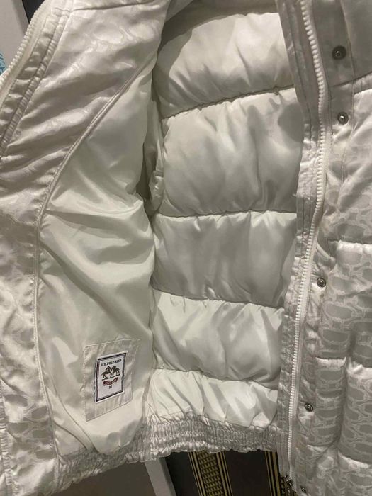 Оригинално бяло яке U.S. Polo Assin S размер