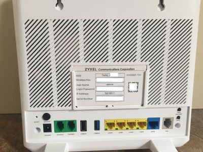 Wi Fi  Routr    model ZXEL T50
