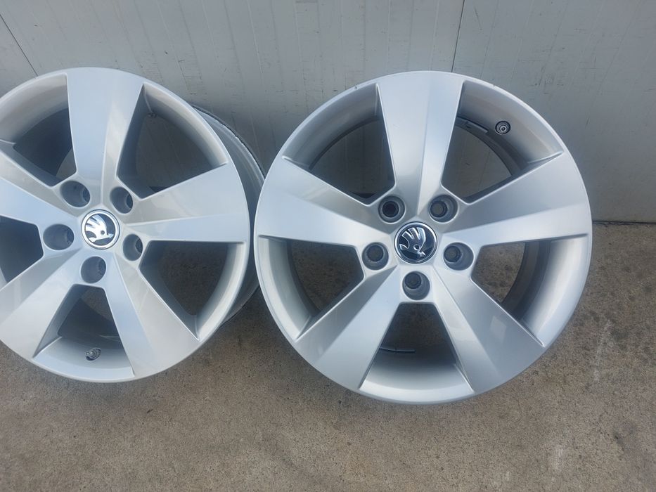 Jante aluminiu originale r16 / Skoda Vw Audi Seat MG / 5x112