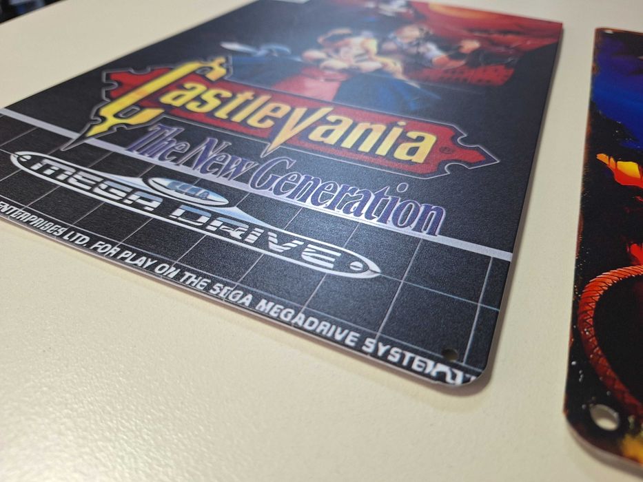 Castlevania Mega Drive Retro Video Game Metal Poster Aluminum