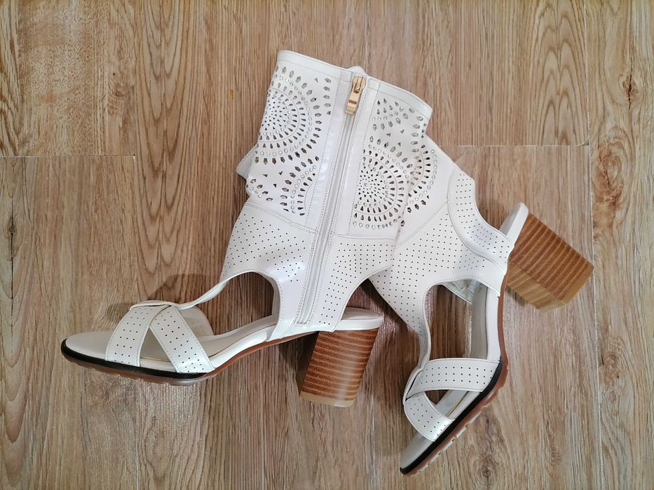 Туфли - полусапожки нарядные, размер 37