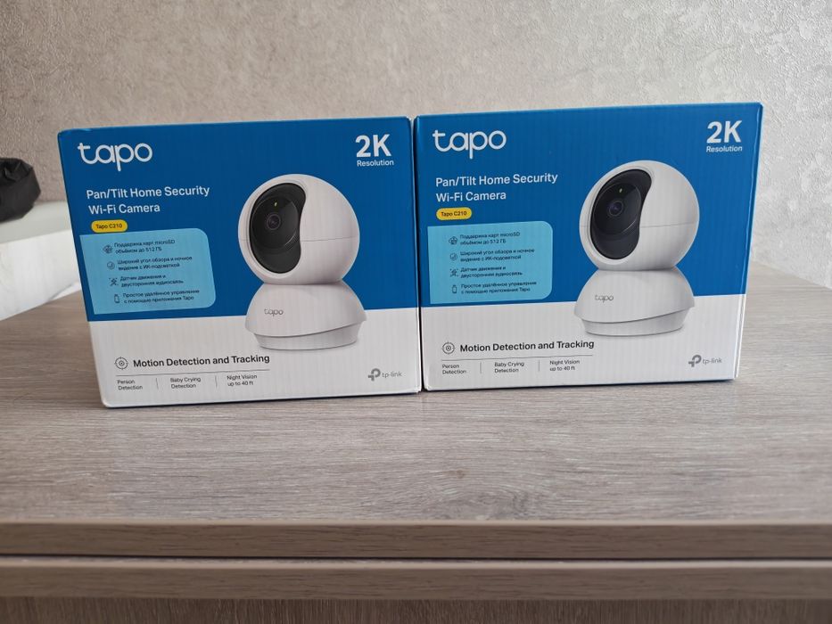 TP-Link Tapo C210 Домашняя поворотная Wi-Fi камера, 3 Мп.