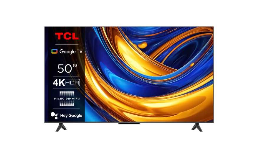 Televizor TCL LED 50P655, 126 cm, Smart Google TV, 4K Ultra HD, Clasa F