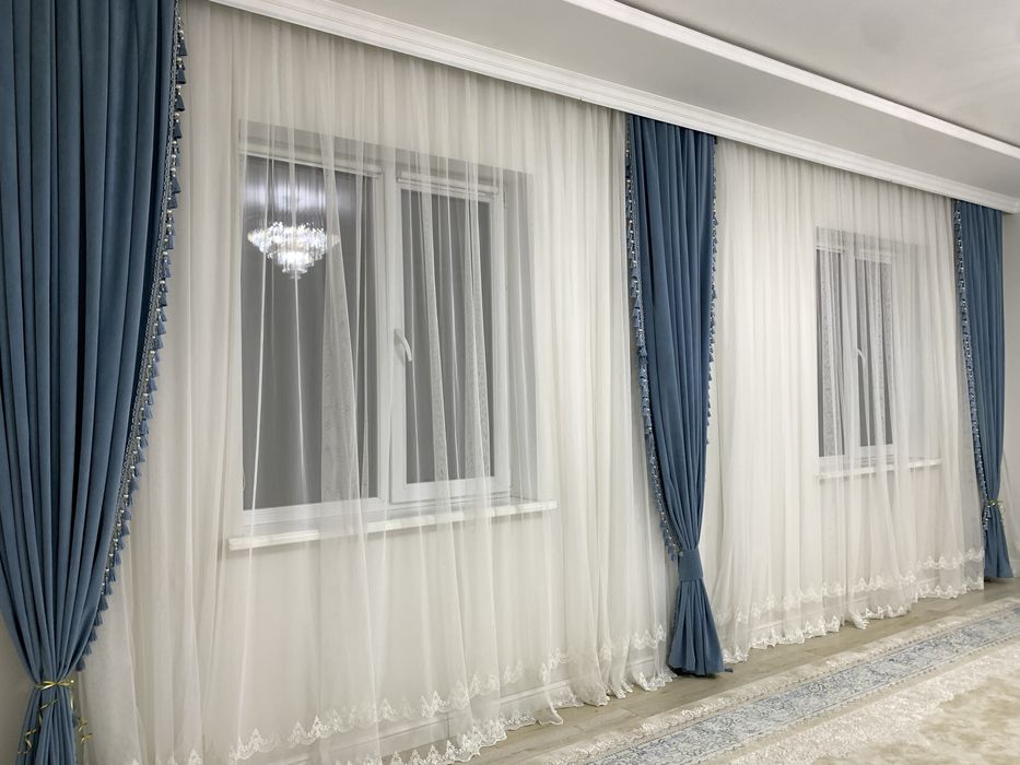 Әдемі перде шторы зал холл