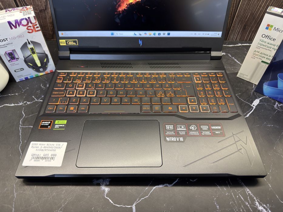 Игровой ноутбук Acer Nitro V16 | Ryzen 5 8645HS | 16GB | RTX4050 /058