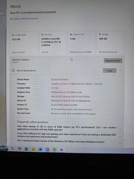 Laptop gaming predator