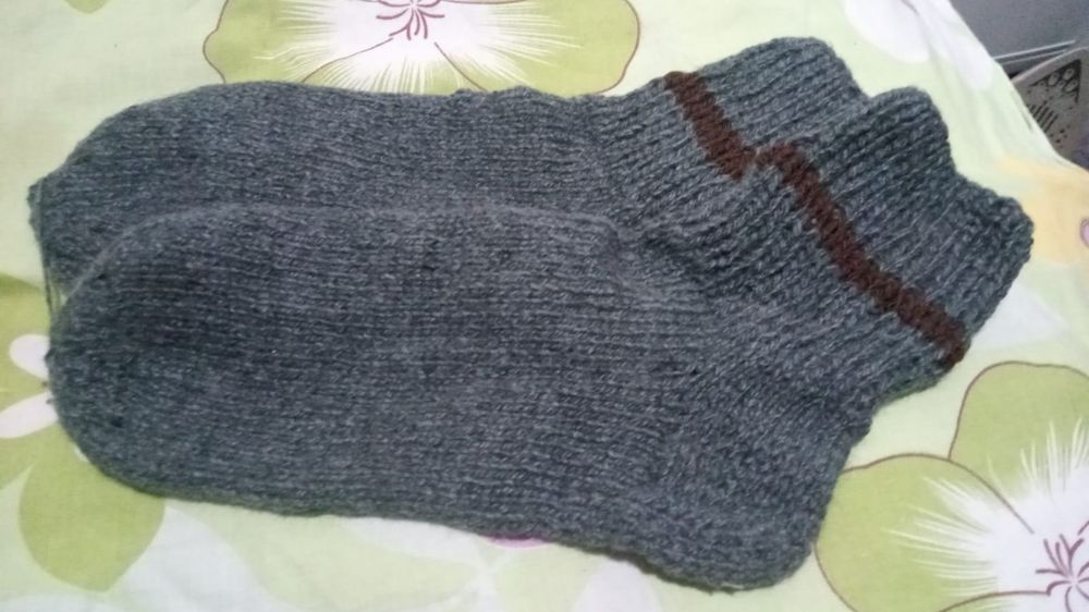 Вязаные мужские носки