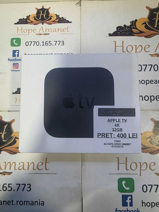 Hope Amanet P6 APPLE TV 4K NOU !!!