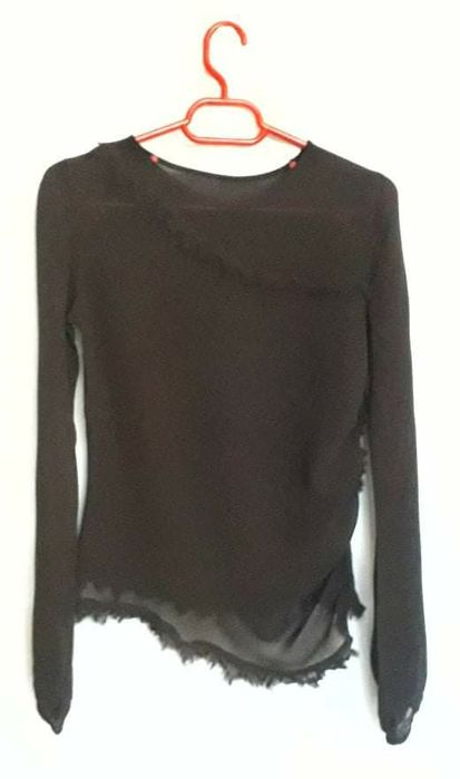 Bluză elegantă maro