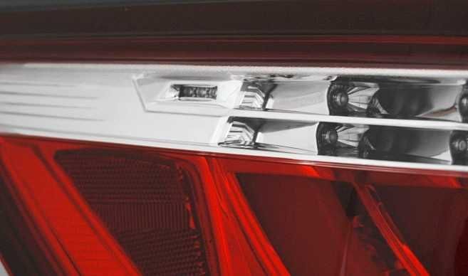 LED стопове BMW E60 5 червени бели хром Лед  Lightbar БМВ Е60 03-07'