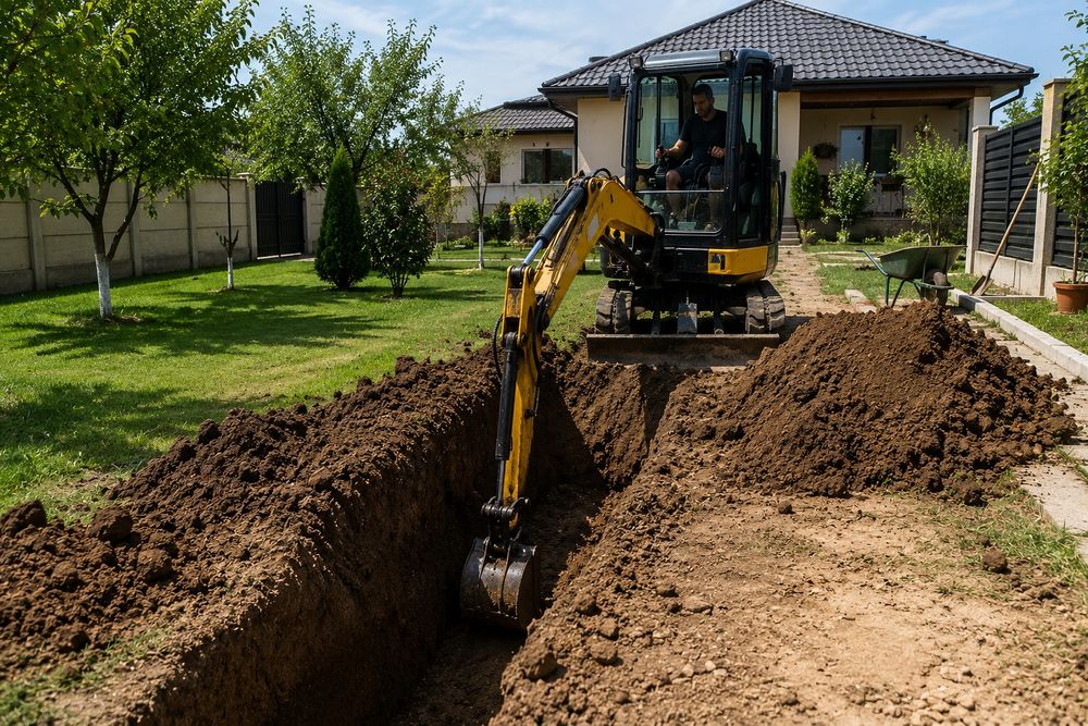 Închiriere Mini excavator