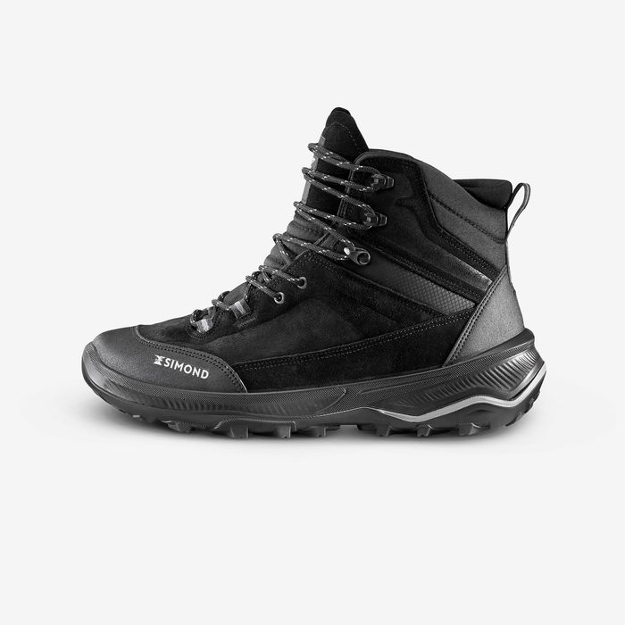 Bocanci înalți din piele Trekking Mt100 - produs resigilat Decathlon