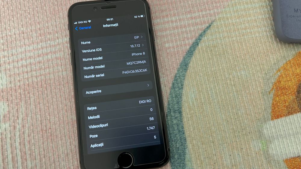 Video, iPhone 8 - liber de retea