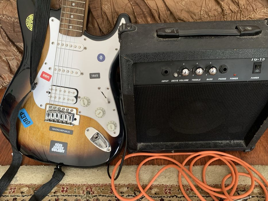 Squire Guitar and Amp for sale