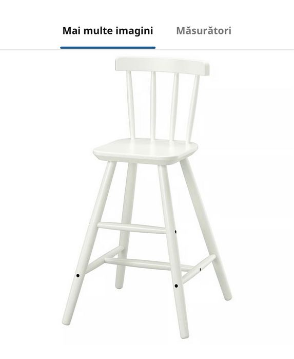 Scaun înalt junior - Ikea AGAM