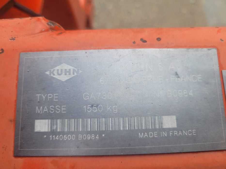 Grebla de adunat fan dublu Kuhn