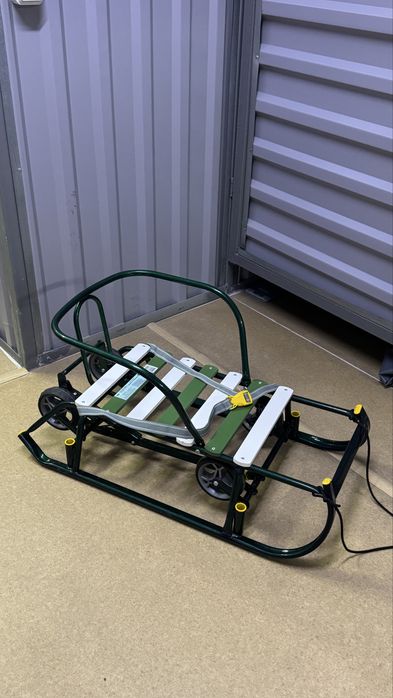 Санки с выдвижными колёсами