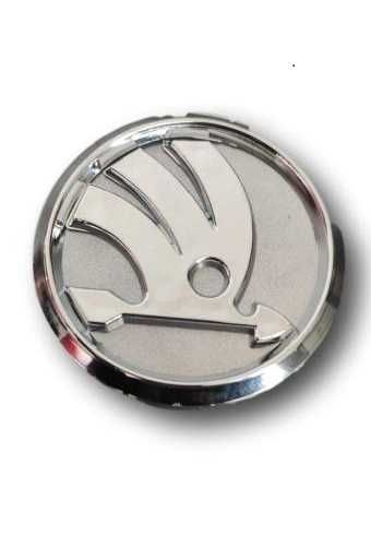 капачки за джанти Шкода Skoda 58mm комплект класически сиви