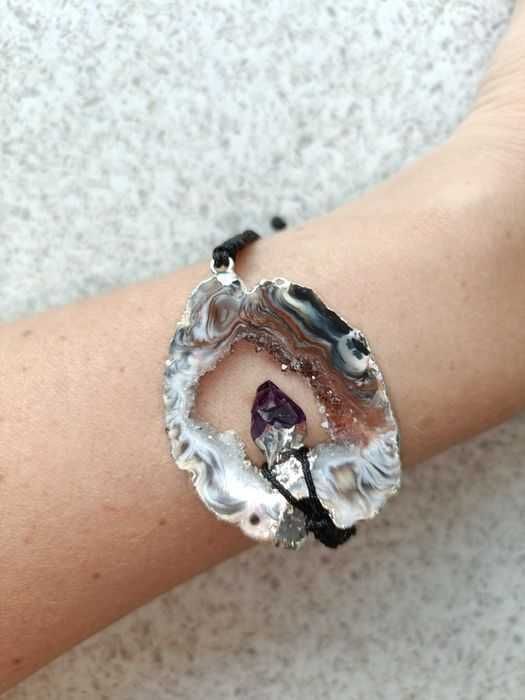 Brățară nouă felie de Quartz Brazilia