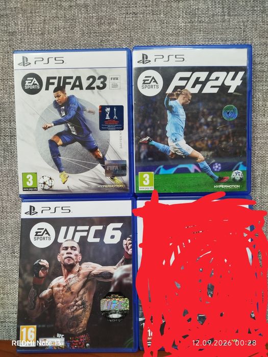 Игры! Диски playstation 5 UFC FIFA