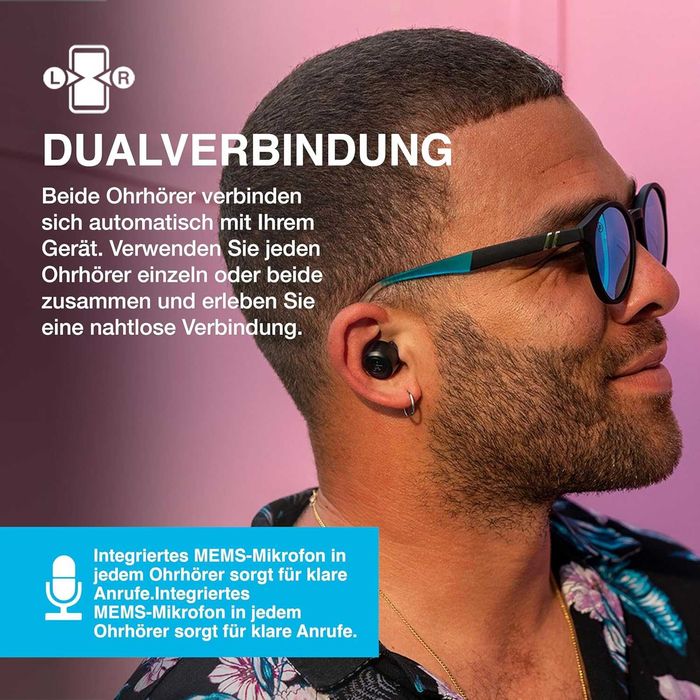 ПРОМО Нови Безжични Слушалки JLab GO Air Pop+ TWS DualConnect Гаранция