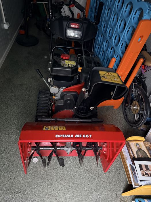 Freză de zăpadă pe șenile MTD Optima ME 66 T – CA NOUĂ