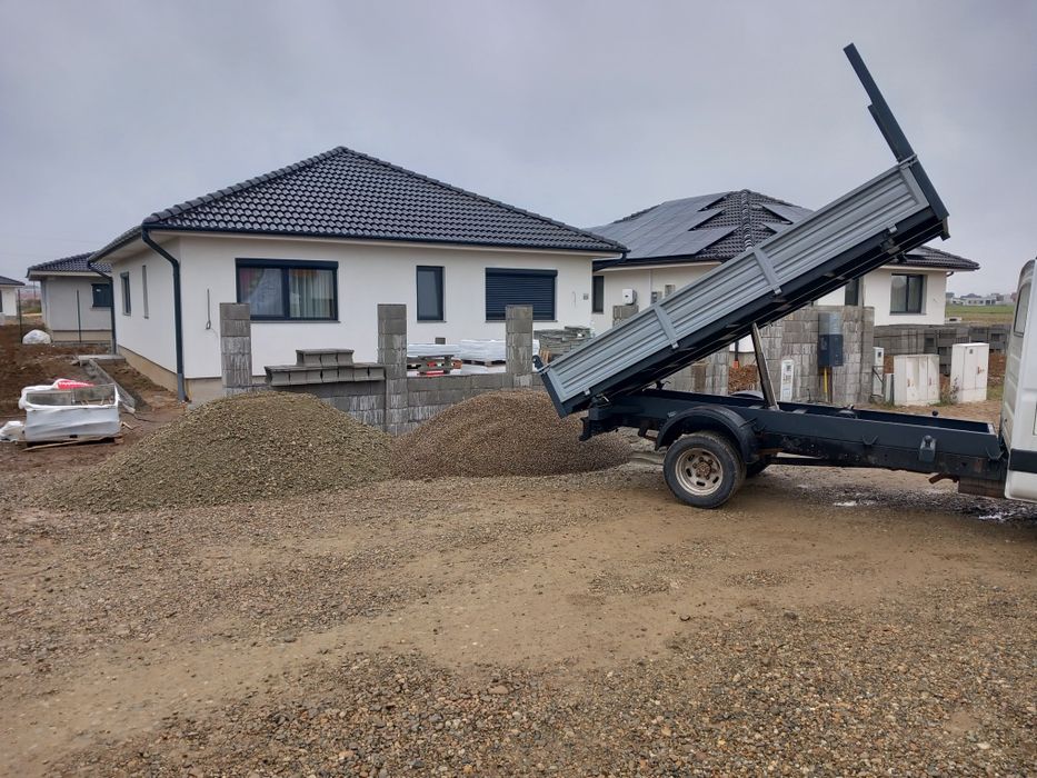 Nisip - Pietris moloz - Transport