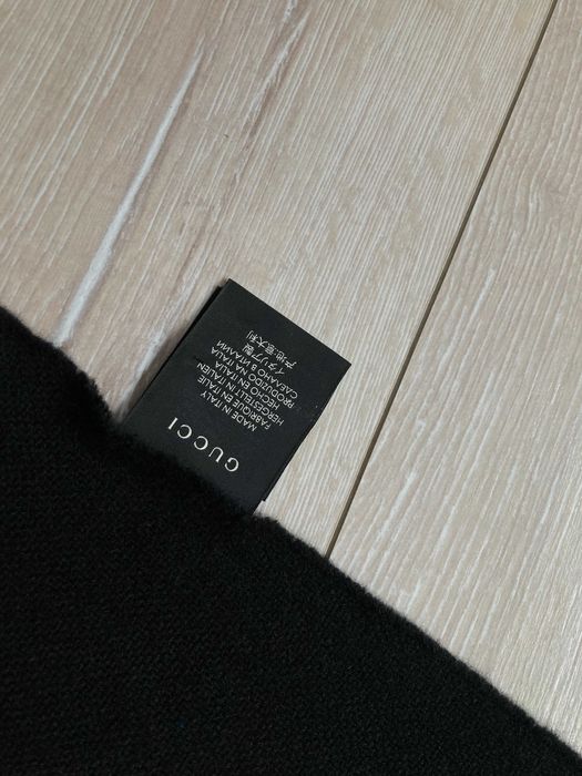 Gucci Bee wool cashmere silk оригинален шал вълна кашмир и коприна