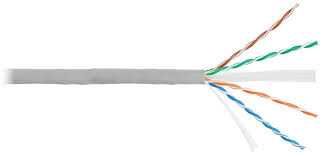Кабель U/UTP 4 пары Кат.6 медь 0,55мм внутр LSZH нг(А)-HFLTx 305м