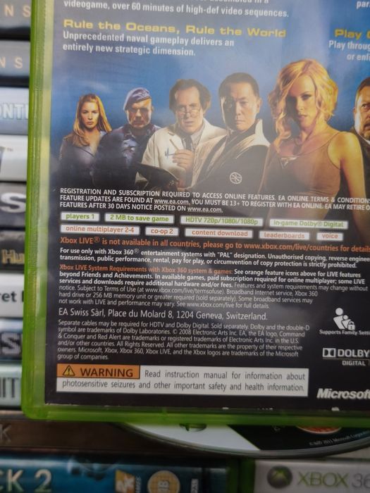 Joc/jocuri Command & Conquer Red Alert 3 Xbox360/Xbox One original